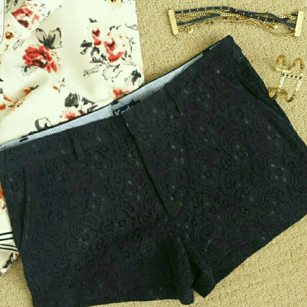 Keds Navy Lace Shorts